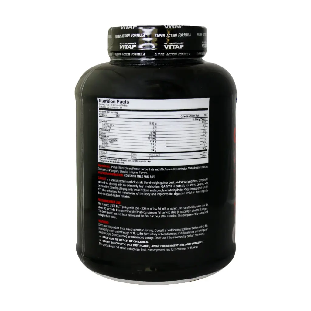 پودر گین ویت ویتاپی مکمل غذایی افزایش وزن 2600 گرم